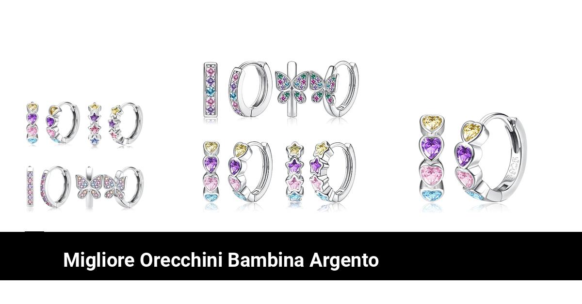 I migliori orecchini bambina in argento: confronto commerciale